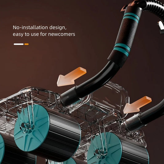 💪BellyWheel™ CoreRoll™ CoreRoll 6-Wheel Ab Roller.