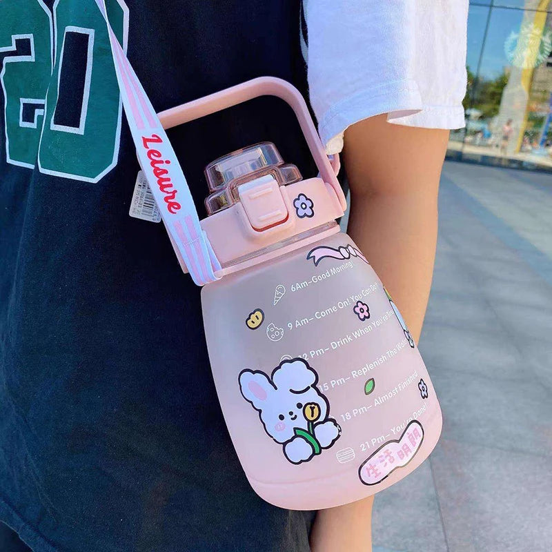 π Milk Bunny β Crossbody Water Bottle